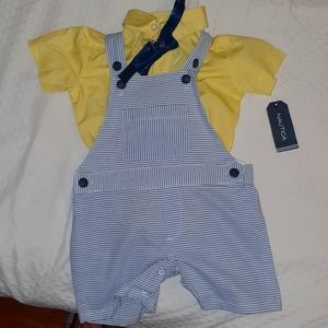 NAUTICA Overalls 3 piece set